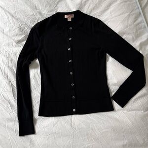 Brooks Brothers Extra Fine Merino Wool Cardigan Black XS